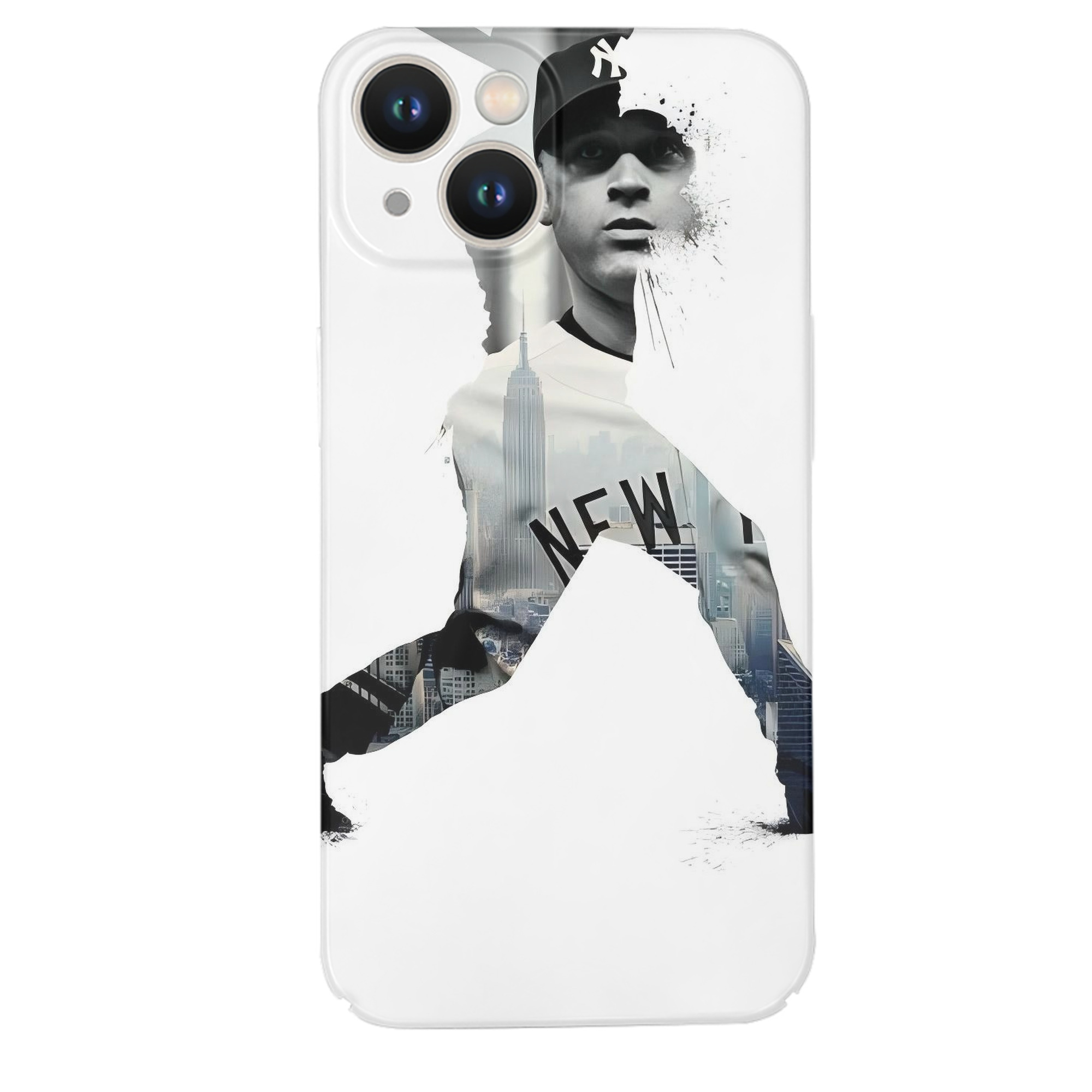 Derek Jeter 98 IPhone 14 Series Full-Cover Hard Case – Shockproof With Raised Camera Protection – Precise Cutouts, Wireless Charging Compatible – Durable, Anti-Yellowing, Easy To Clean